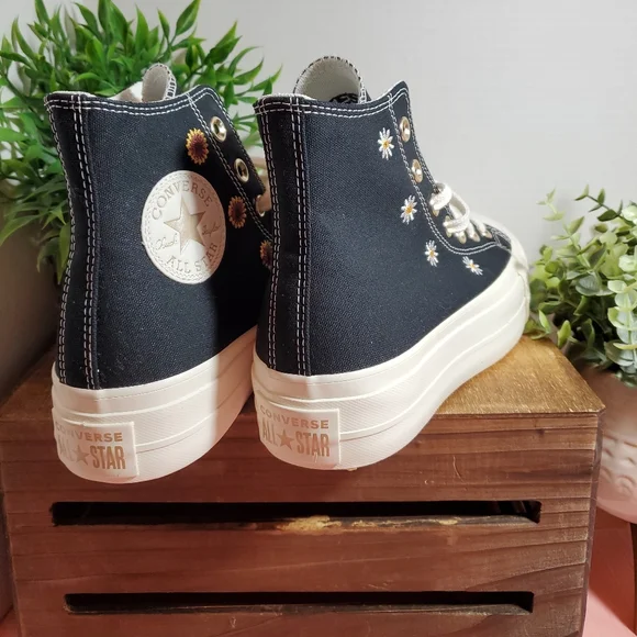 Converse CTAS Lift Hi Platform Festival Florals women's sz / A06115C - Picture 4 of 8